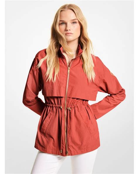 michael michael kors packable nylon anorak|Michael michael kors anorak coat + FREE SHIPPING .